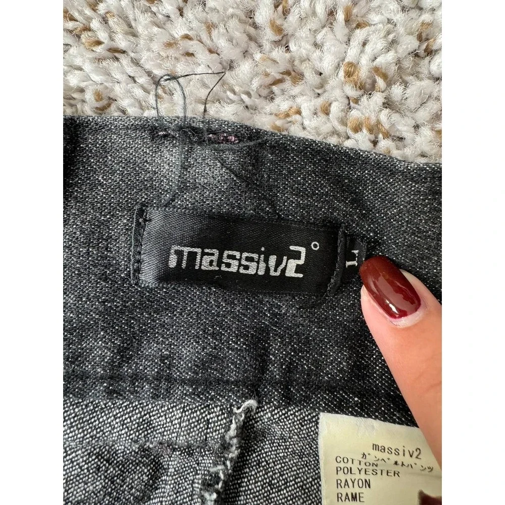 Aristrist Massiv2 Men's Pants Denim Black Size L Japan